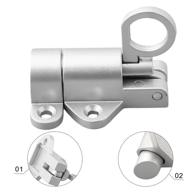 Heavy Duty Self Closing Aluminum Door Latch With Strong Spring Action Snaps Shut Dead Tight For Secure Gate Hardware Easy No Sweat Setup Smooth Glide Operation Durable Aluminum Gear Real Deal Protection