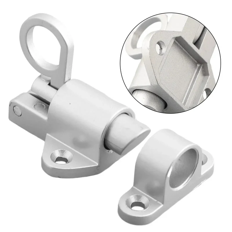 Heavy Duty Self Closing Aluminum Door Latch With Strong Spring Action Snaps Shut Dead Tight For Secure Gate Hardware Easy No Sweat Setup Smooth Glide Operation Durable Aluminum Gear Real Deal Protection