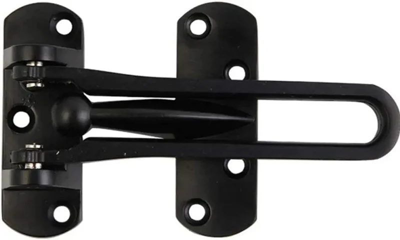 Rustic Wood Sliding Door Lock Hasp Gate Bolt Security Latch Heavy Duty Anti Theft Hardware For Exterior Doors That Puts The Brakes On Burglars And Locks Sheds Down Tight