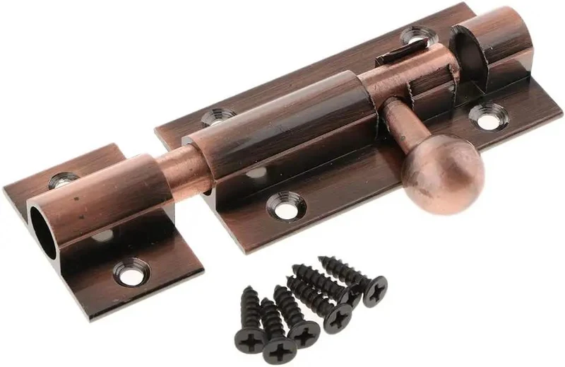Rugged Sliding Barrel Bolt Door Lock With Heavy Duty Gate Latch For Secure Shed Entry No Sweat Install And Solid Alloy Body Built Different Tough As Nails Outdoor Security