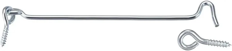 Hella Durable Galvanized Steel Swivel Hook Latch For Wooden Doors And Windows With Secure Snap Lock Closures Easy Peasy Install Top Tier Hardware For Your DIY Creations