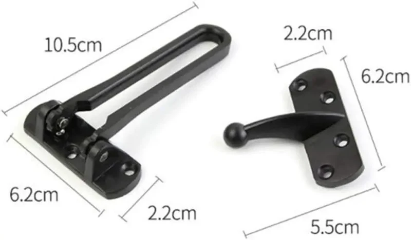 Heavy Duty Door Slide Bolt Lock Featuring Smooth Glide Gate Latch For Badass Home Security And Toddler Proof Anti Theft Protection Built Like A Tank To Survive Rough Days Without Any Headaches Or Hassle Guaranteed