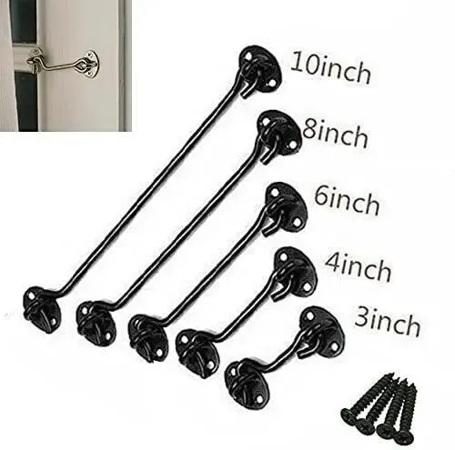 Tough As Nails Stainless Steel Hook And Eye Latch For Gate Barn Shed Door Lock Keep Your Yard Secure And Private Essential Home Hardware Upgrade Worth Every Penny