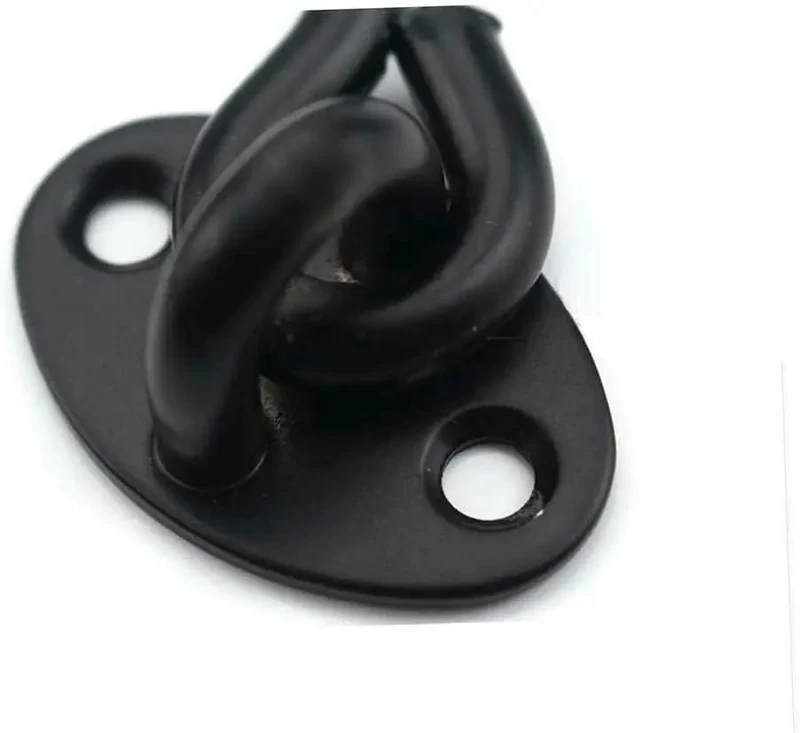 Built Like A Tank Two Pack Swivel Hook Gate Latch Stainless Steel Barn Shed Cabinet Door Holder Corrosion Proof Black Tone Heavy Duty Kit For A Snappy Wood Door Setup