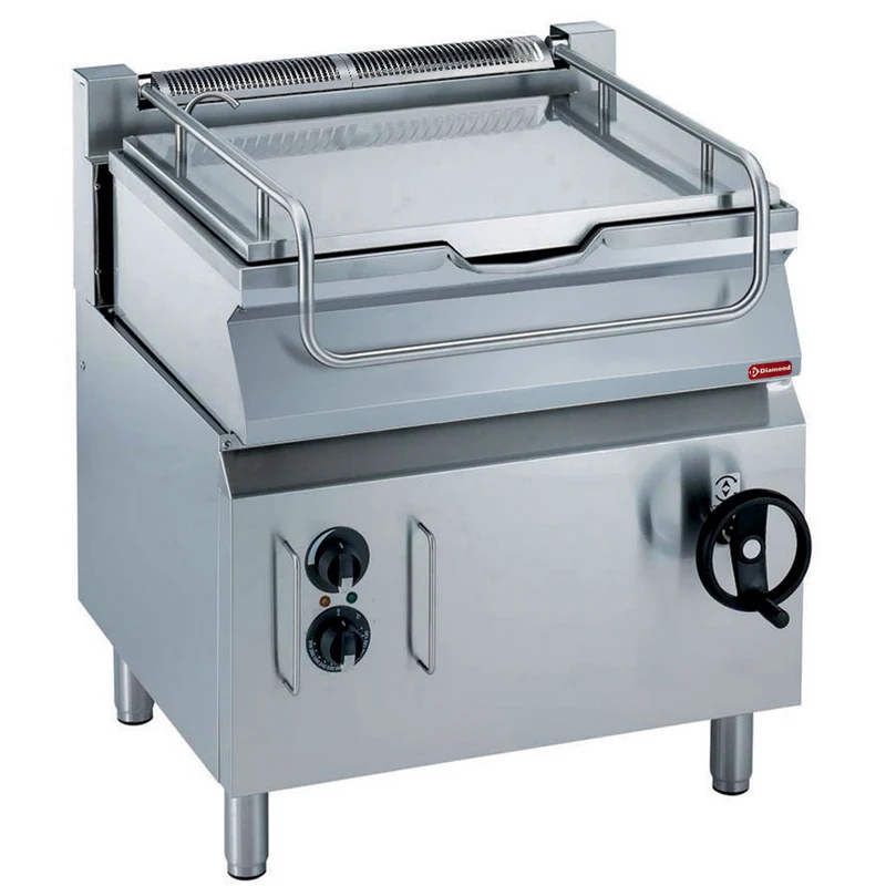 Profi Elektro-Kippbratpfanne 60 Liter mit Unterbau, E17/BRI8-230/3--N