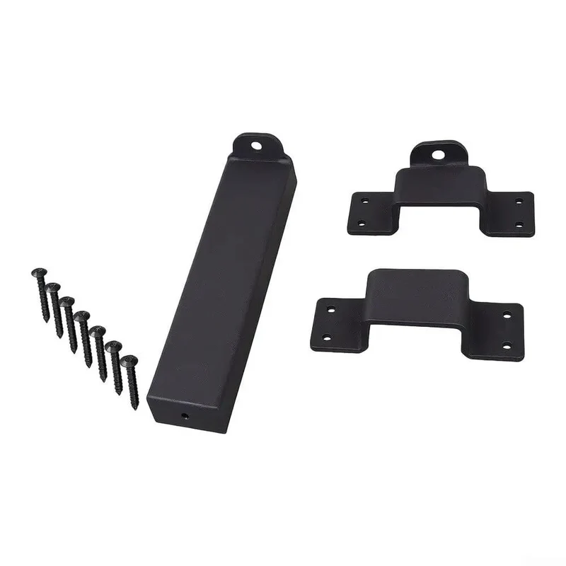 Badass 7.5 Inch Slide Bolt Gate Latch Padlockable Heavy Duty Thickened Carbon Steel Security Hardware For Outdoor Fences And Farm Gates Locks Dead Tight Every Damn Time