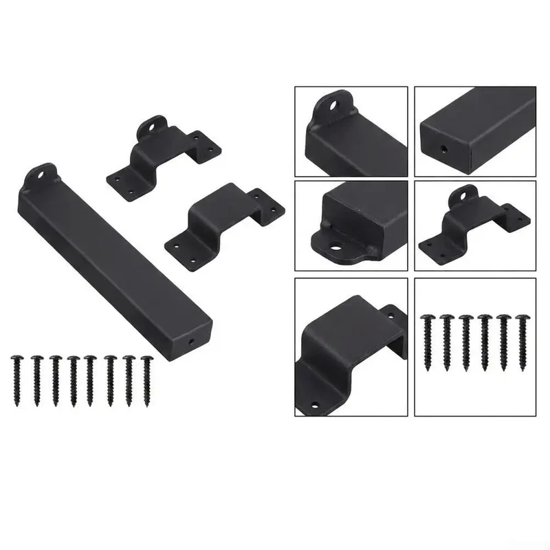 Badass 7.5 Inch Slide Bolt Gate Latch Padlockable Heavy Duty Thickened Carbon Steel Security Hardware For Outdoor Fences And Farm Gates Locks Dead Tight Every Damn Time