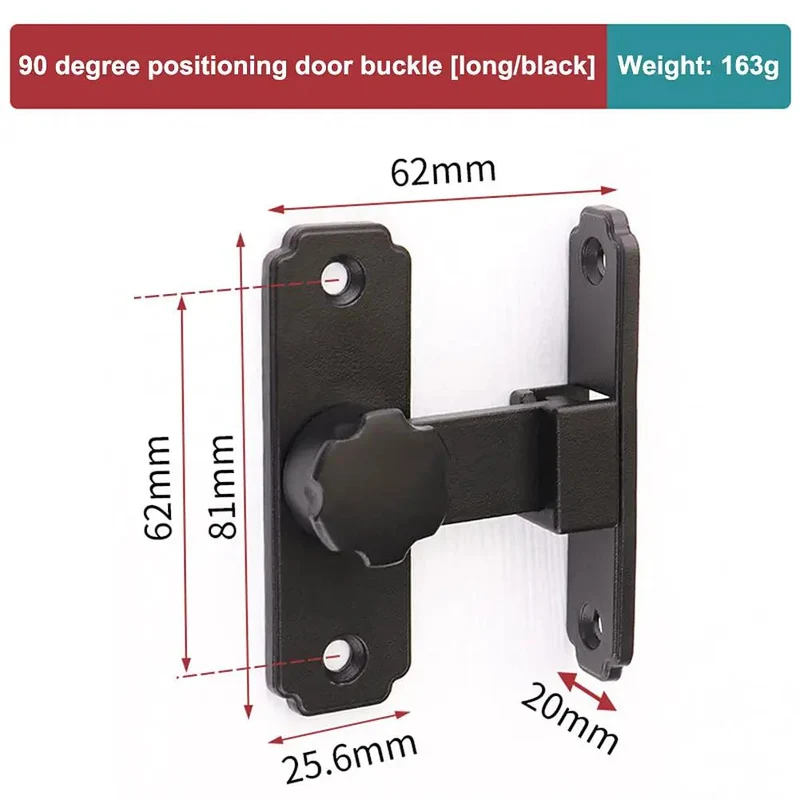 Heavy Duty Stainless Steel Door Latch With 90 Degree Folding Barn Gate Lock Rock Solid Build Hella Secure Bolt Resists Rust And Looks Damn Sharp For Outdoor Yard Security Projects