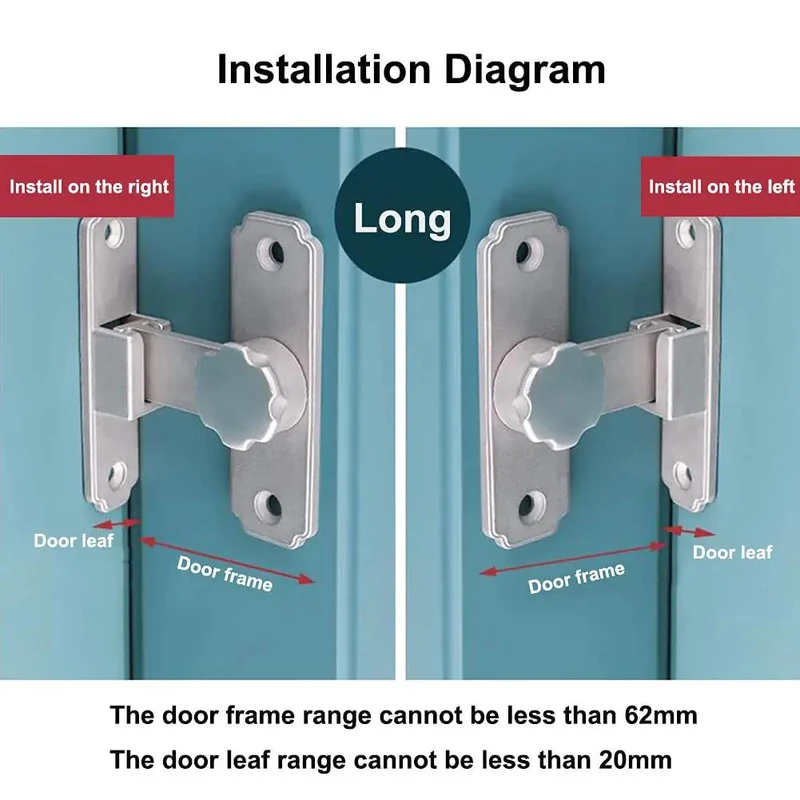 Heavy Duty Stainless Steel Door Latch With 90 Degree Folding Barn Gate Lock Rock Solid Build Hella Secure Bolt Resists Rust And Looks Damn Sharp For Outdoor Yard Security Projects