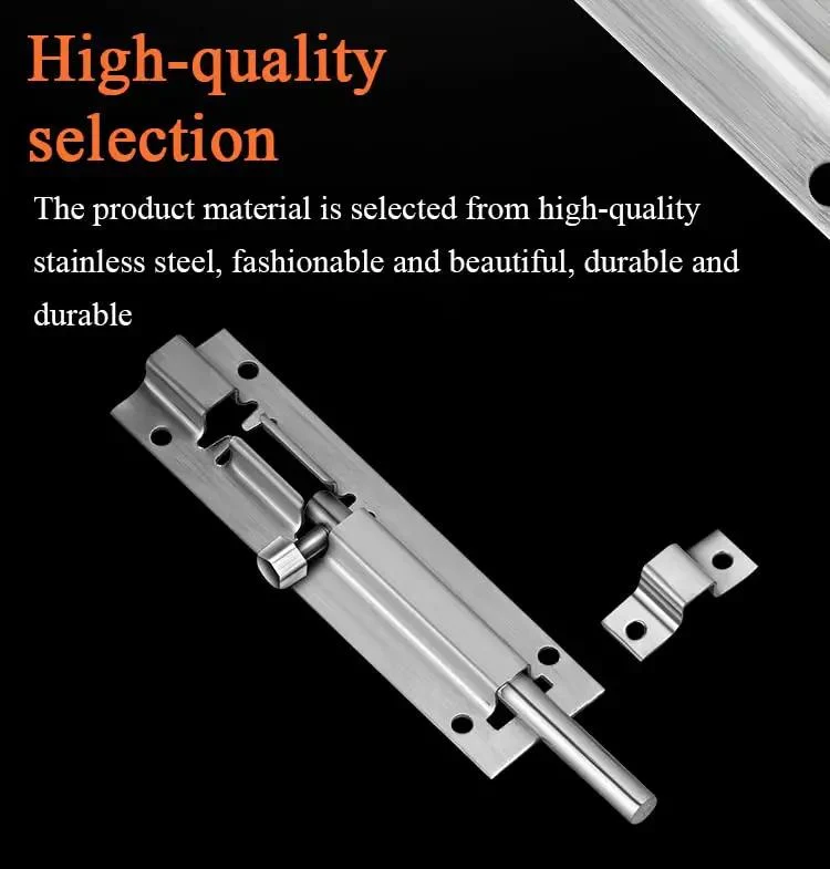 Badass Heavy Duty Stainless Steel Slide Barrel Bolt Four Pack Built Different Gate Latches Easy Setup Locks For Cabinets Fences Windows Durable Wire Drawn Silver Security Solution