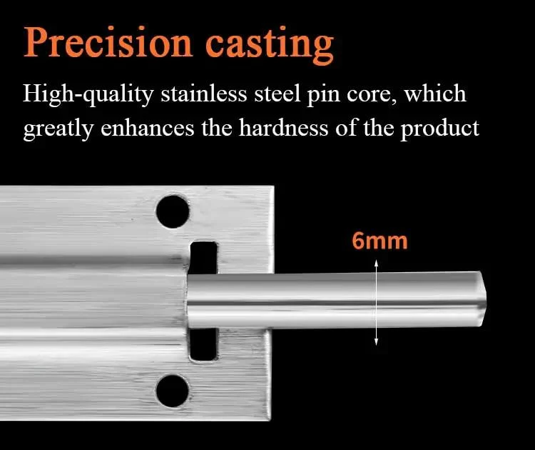 Badass Heavy Duty Stainless Steel Slide Barrel Bolt Four Pack Built Different Gate Latches Easy Setup Locks For Cabinets Fences Windows Durable Wire Drawn Silver Security Solution