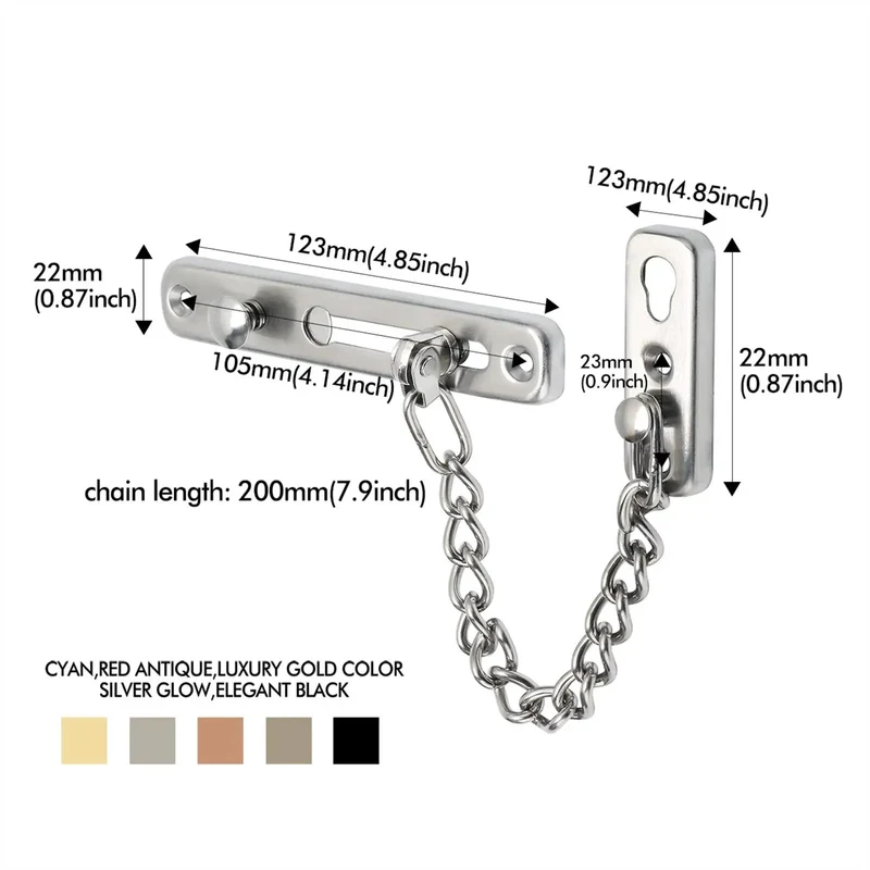 Badass Stainless Steel Sliding Gate Latch Rock Solid Spring Catch Construction Ideal For Wooden Garden Gates Bronze Vibe To Keep Your Property Safe And Sound