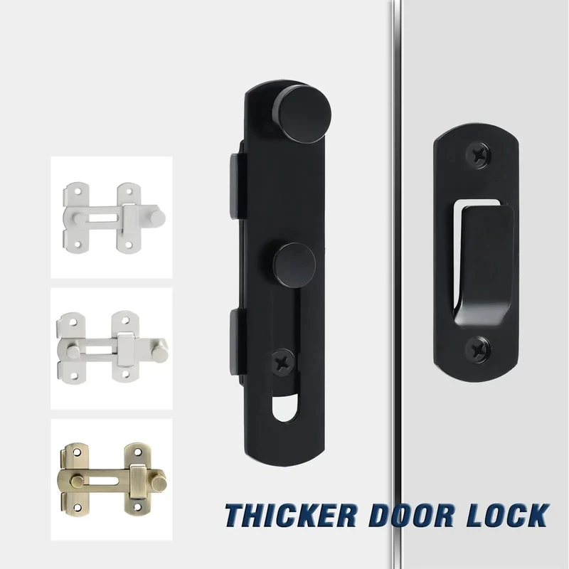 Rugged Black Stainless Steel Gate Latch For Sliding Doors And Wood Garden Sheds Built Tough To Keep Your Yard Secure With A Badass Grip And Hella Long Lasting Build