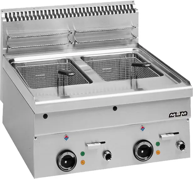 MBM Fritteuse 8 + 8 Liter Gas 14,8 kW