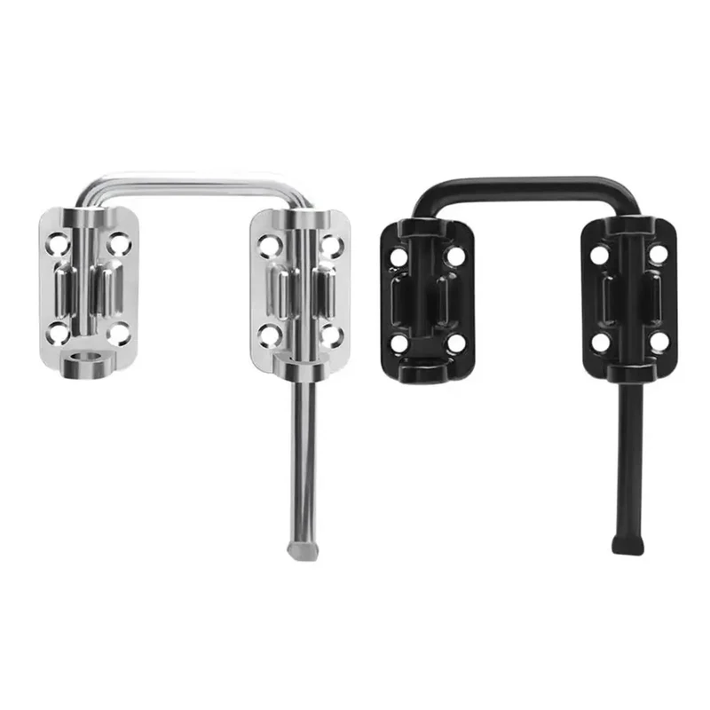 No Drill Fence Gate Latch Kit Clamps Tight To Iron Wood Or PVC Fences Dead Simple Setup Renters Friendly Zero Fuss Installation Works Great For Yards Barns And Quick Projects