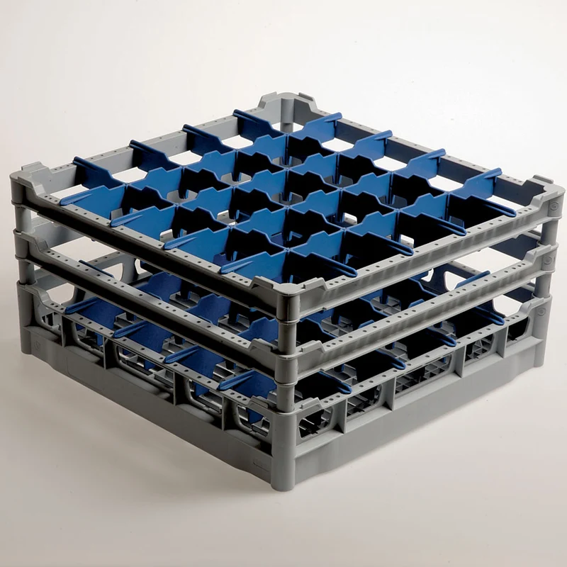 Gläser-Spülkorb 500x500 mm , 25 Fächer für Gläser bis Ø 90 mm, DB325