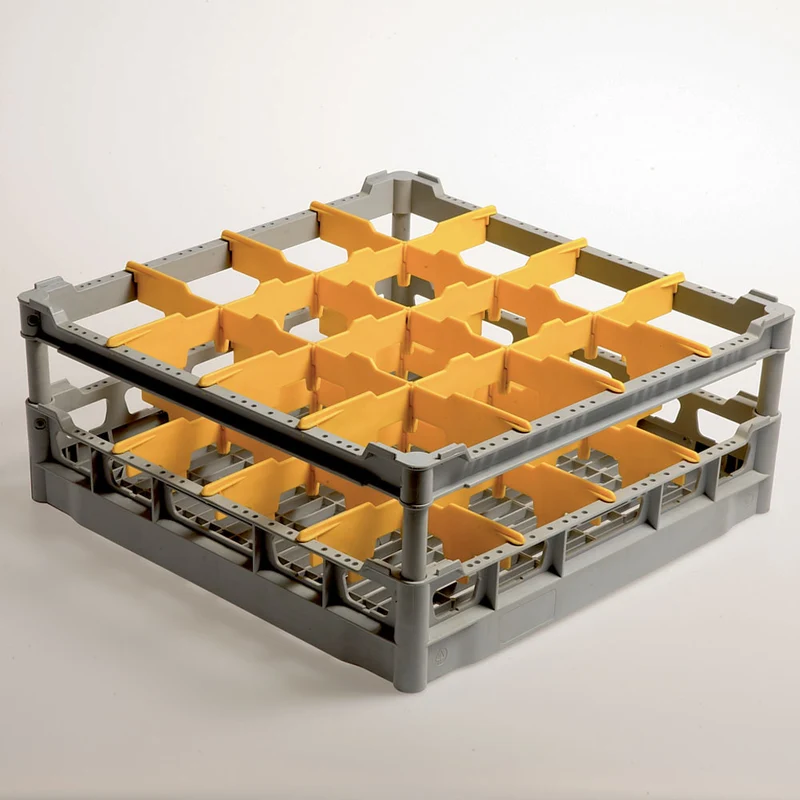 Gläserkorb 50x50 cm , 16 Fächer für große Gläser bis Ø 113 mm, DB216