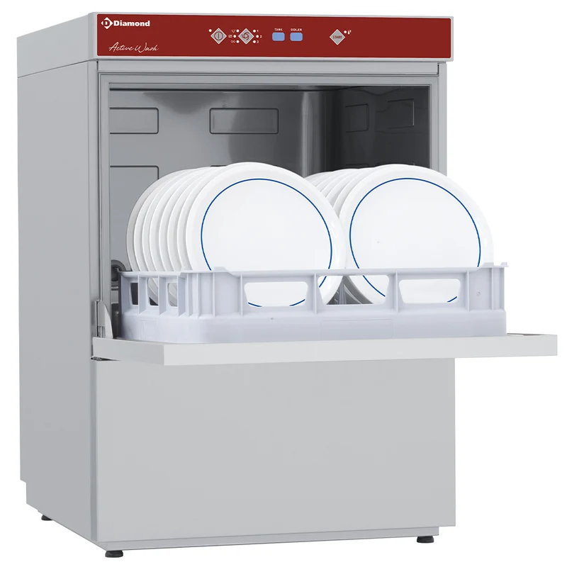 Profi Untertisch-Geschirrspülmaschine , 500x500mm Korbmaß , Doppelwandig, D86/6