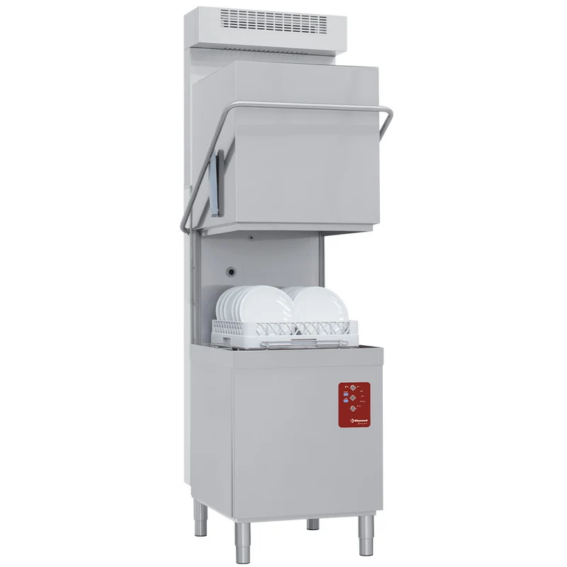 Profi Haubenspülmaschine (500x500) mit Wärmerückgewinnung & Wasserenthärter, D26/6B-AC-RC