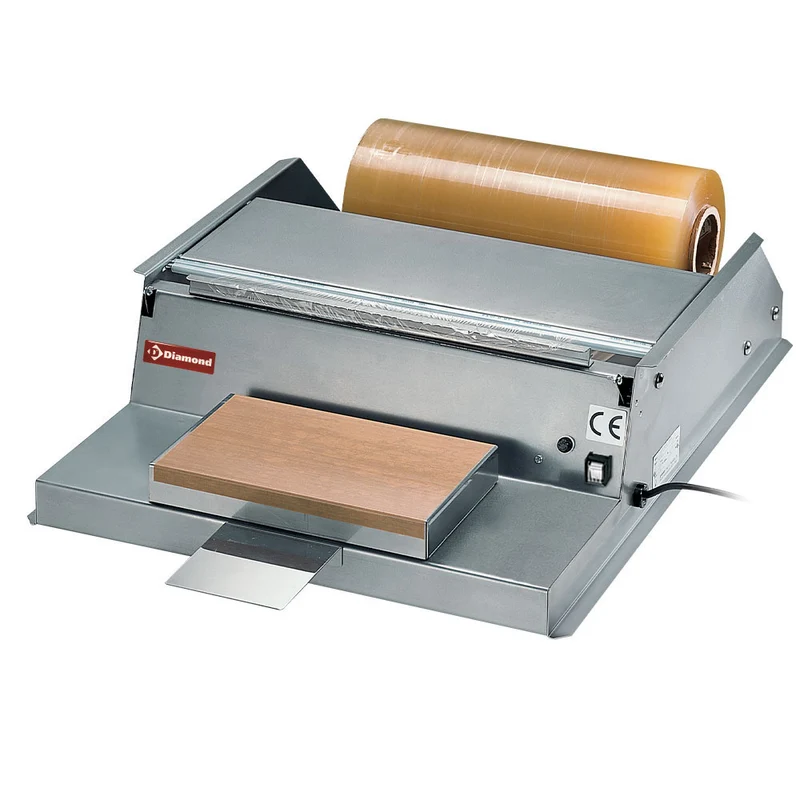 Folienverpackungsmaschine Edelstahl , 500 mm Folienbreite, DFE-50P