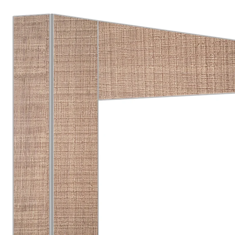 Gastro Kühlvitrine 530L mit Umluft & Befeuchtung , Holzdekor Teak, DE53-TK/N