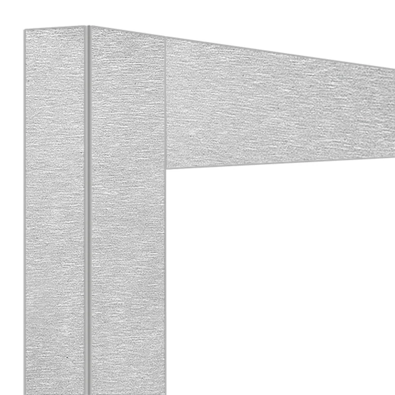 Edelstahl-Frontverkleidung für 2-türige Unterbau-Kühlgeräte , Satiniert, DE21-U-AS/N
