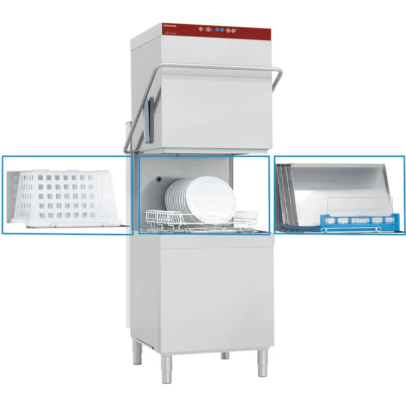 Professionelle Durchschubspülmaschine – Komplettsystem für Gastronomie & Gewerbe, DCR37/6-AC/B-D