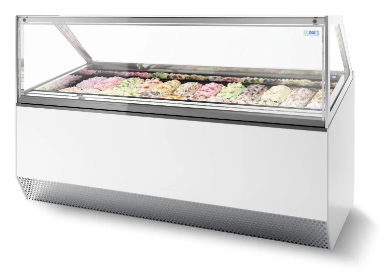Eisvitrine / Speiseeisvitrine / Eistheke Millenium 16 Pro Line
