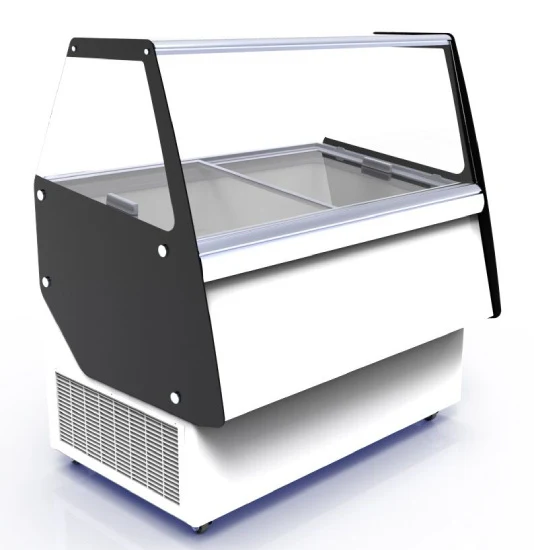 Eisvitrine Speiseeisvitrine Eistheke Ibiza 8 x 5 Liter Eco Line