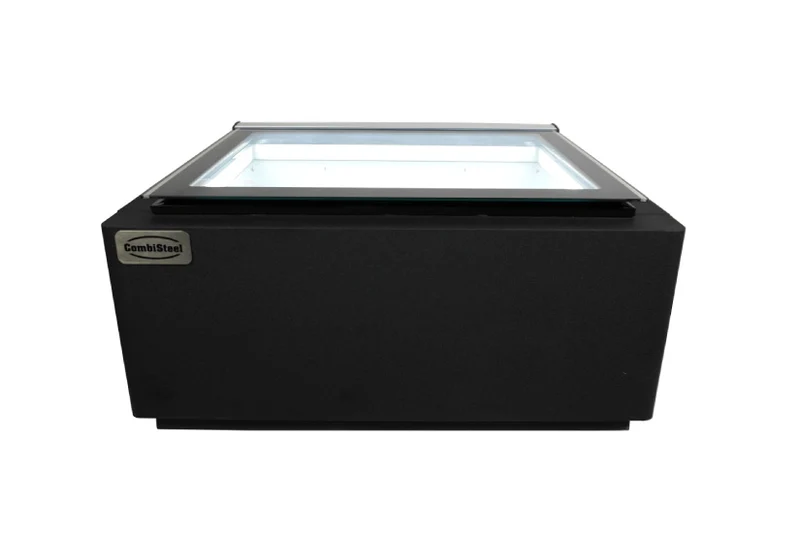 Eisvitrine Tischmodell Speiseeisvitrine schwarz V2