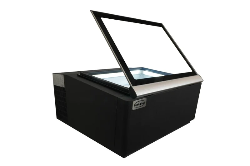 Eisvitrine Tischmodell Speiseeisvitrine schwarz