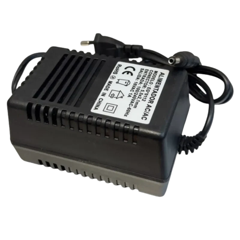 Transformateur AC/AC 16V 1A 16W – Adaptateur Secteur 230V Sortie Alternatif
