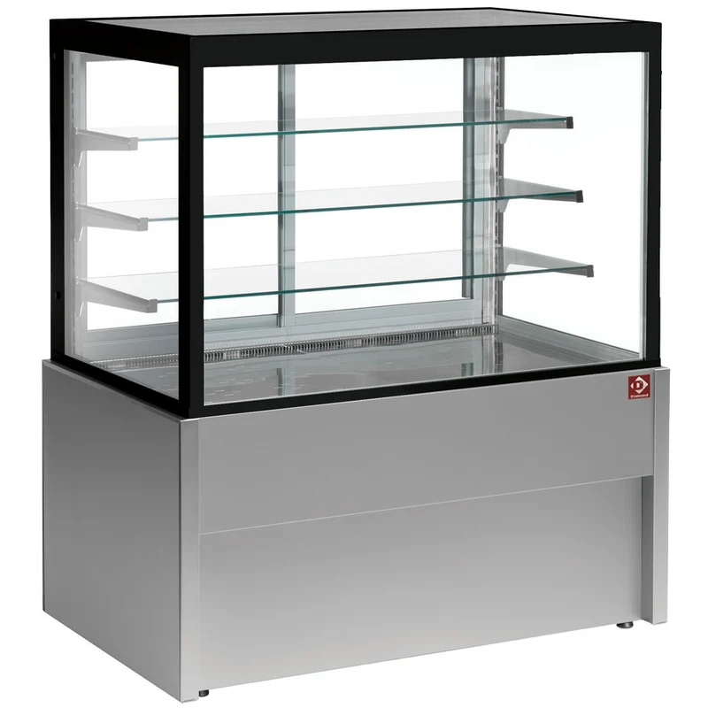 Heißtheke 150 cm , 4 Ebenen , Panorama-Verglasung, CB15HT-G5-P