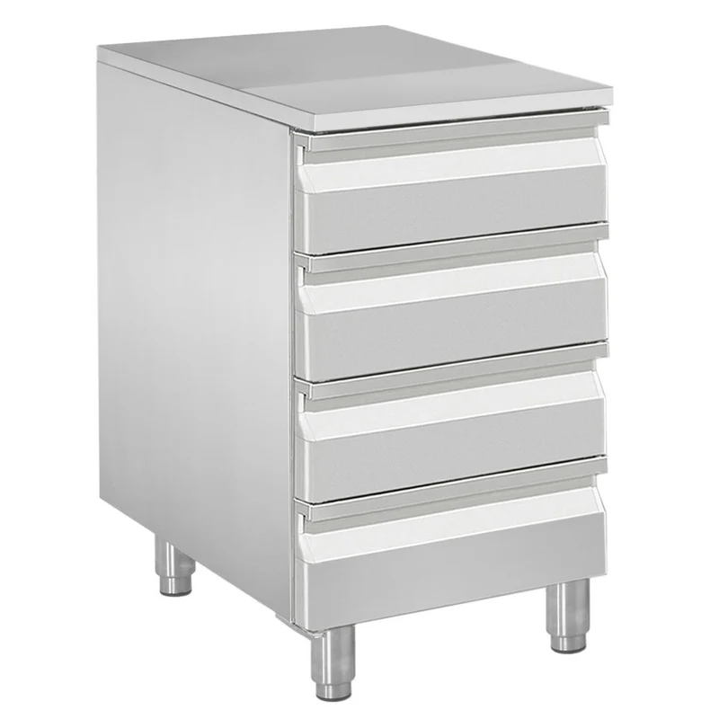 Teiglingsschrank Edelstahl , 4 Schubladen für 8x 600x400 Behälter, CATP/PM