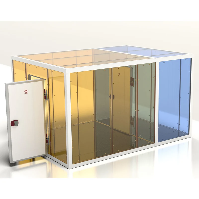 Kombikühlzelle 35,7 m³ , 2 Kammern , 100 mm Isolierung, C3810/XBF-COMBI