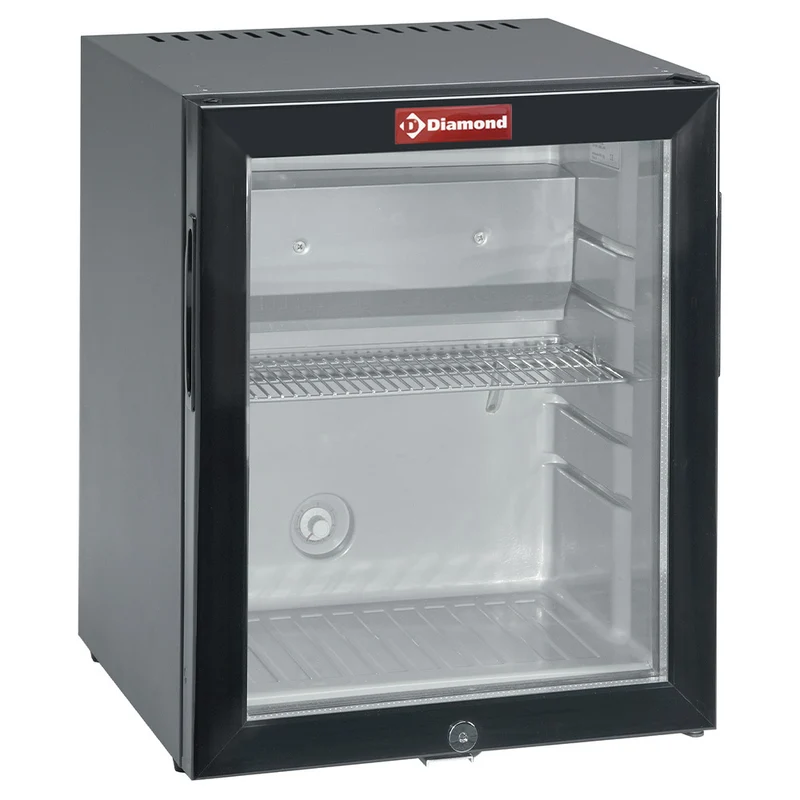 Geräuschlose Minibar mit Glastür, 32 Liter, C320S/VT