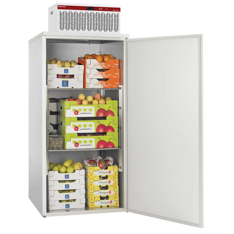 Gewerbekühlschrank aus Edelstahl , Großes Fassungsvermögen , +2°C bis +8°C, ASM/185_UAC/P1-R2