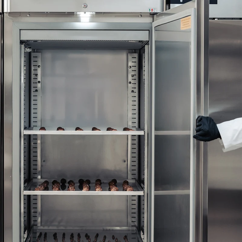 Profi Edelstahlkühlschrank für Bäckereinorm , Edelstahl, AP1CH/F86-R2
