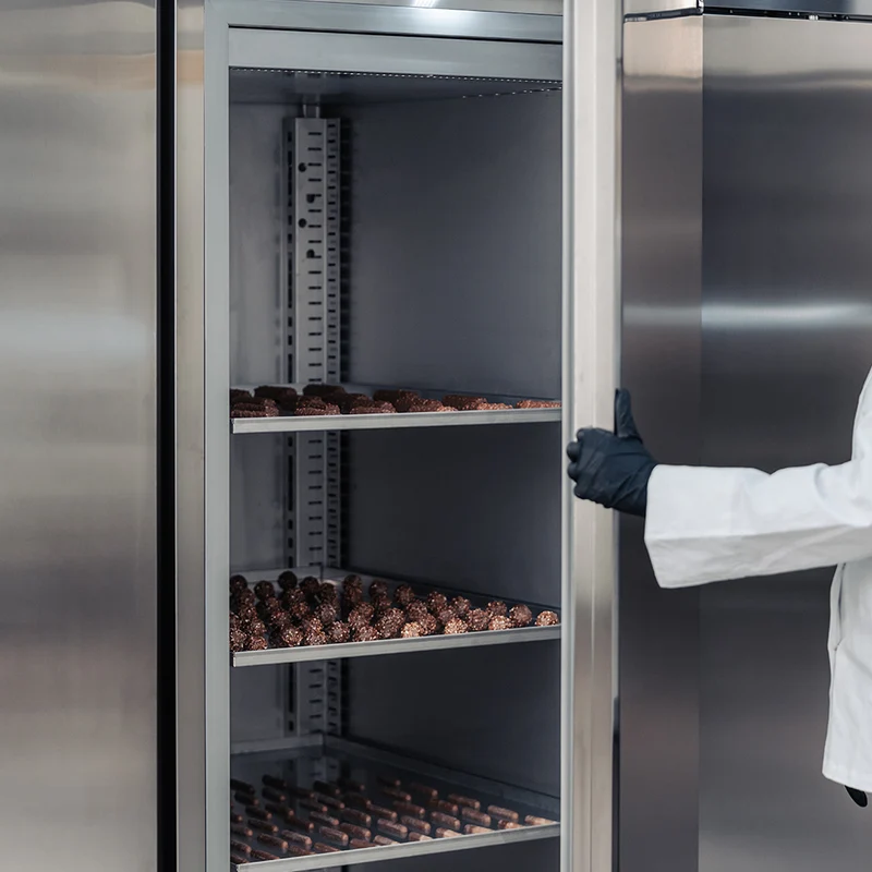 Profi Edelstahlkühlschrank für Bäckereinorm , Edelstahl, AP1CH/F86-R2