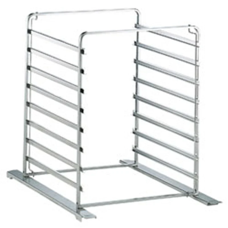 Hordengestellwagen für 8x GN 2/1 , 80 mm Einschubabstand , Edelstahl, AC/G12-880-X
