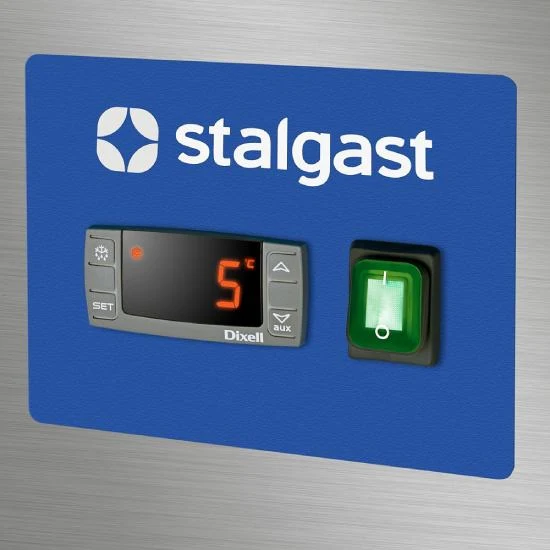 Starline Doppeltür-Kühlschrank mit Rädern, GN 2/1