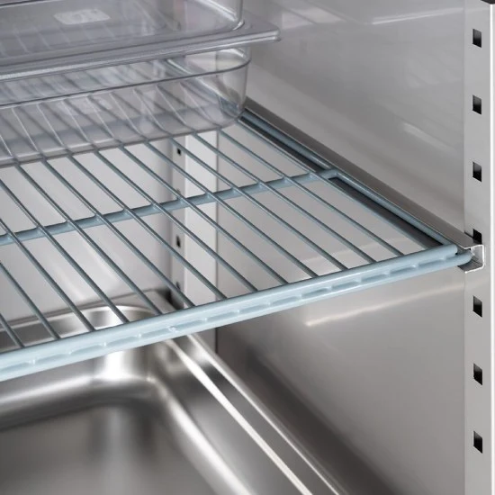 Starline Doppeltür-Tiefkühlschrank mit Rädern, GN 2/1