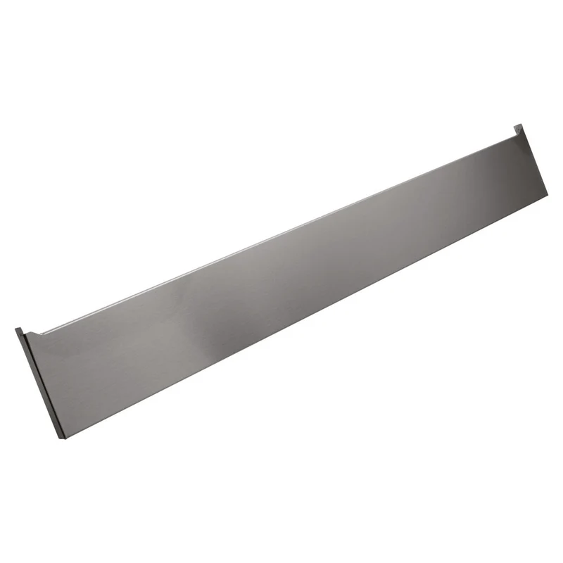 Gastro Sockelblende Edelstahl , 1200 x 140 mm, A7/PF12-N