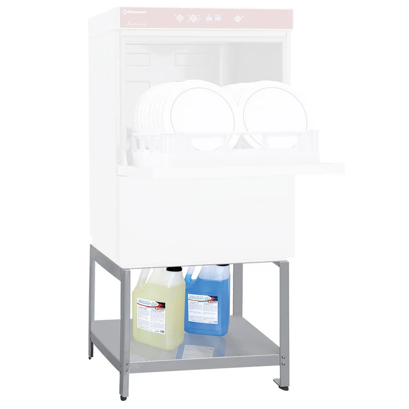 Gastro Untertischgeschirrspüler aus Edelstahl , 600 mm, 051D/6M_BD/F-S