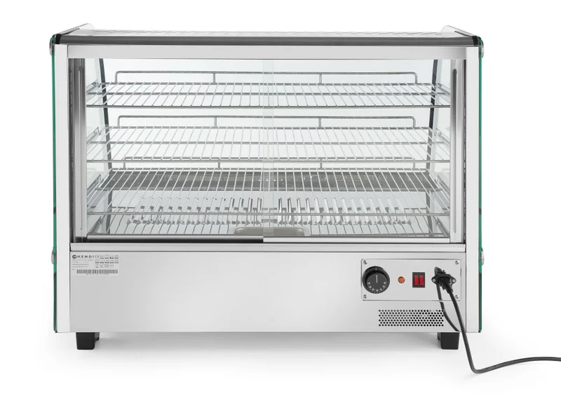 Warmhaltevitrine mit 3 Auslagen