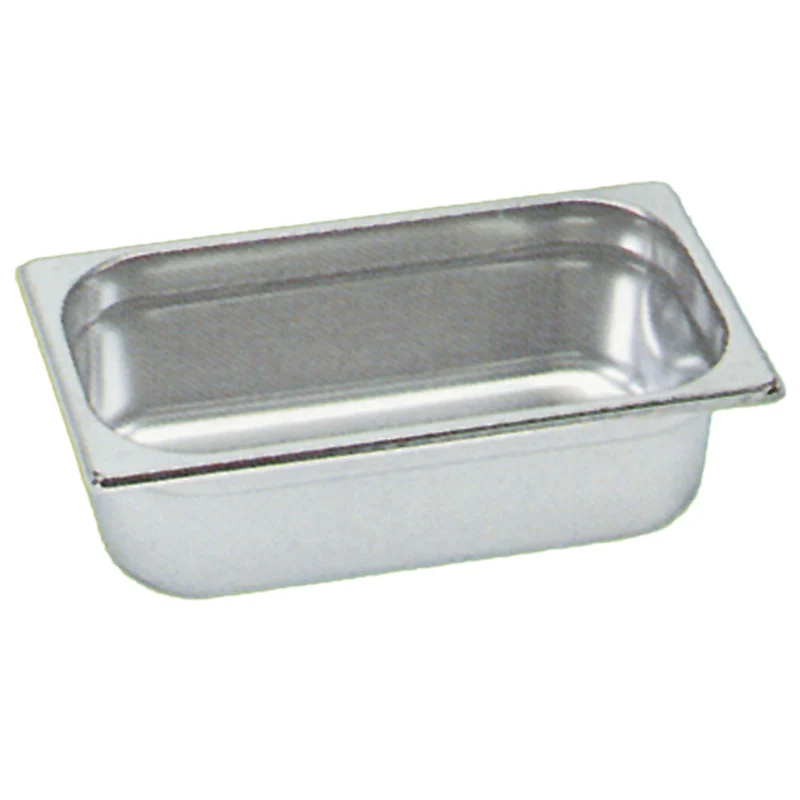 Gastronormbehälter 1/3 GN aus Edelstahl , 65 mm tief , 2,5 L, 1/3-65
