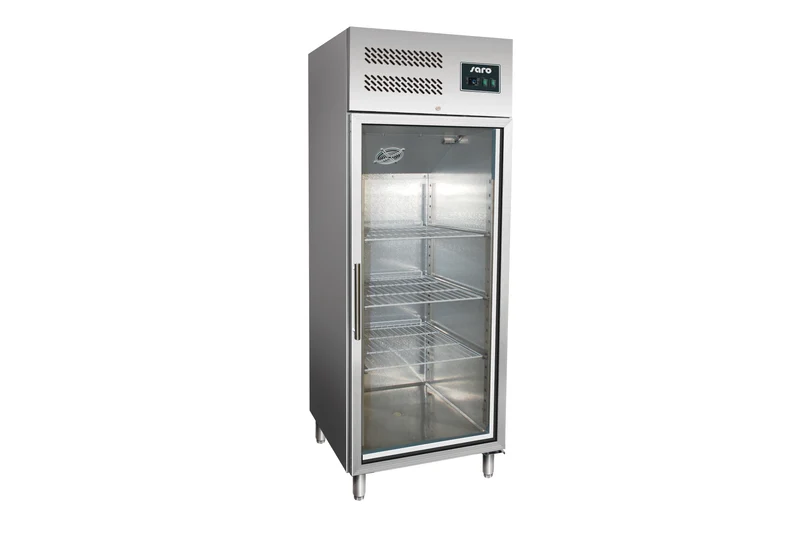 SARO Gewerbekühlschrank mit Glastür - 2/1 GN Modell GN 600 TNG