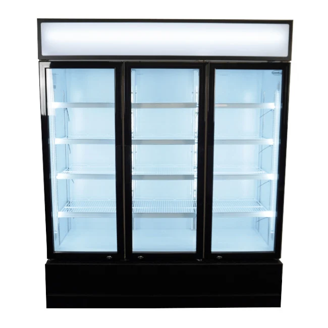 Getränkekühlschrank mit 3 Glastüren, 1065 Liter