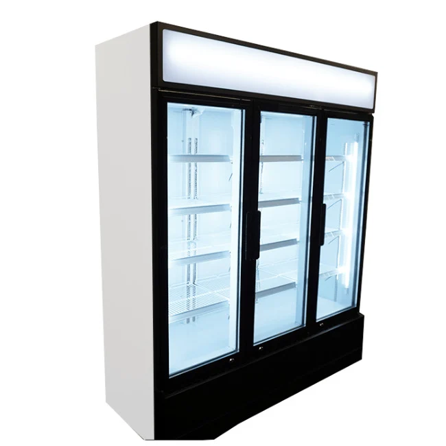 Getränkekühlschrank mit 3 Glastüren, 1065 Liter