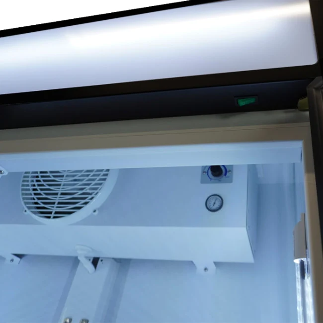 Kühlschrank mit 2 Glastüren, 670 Liter